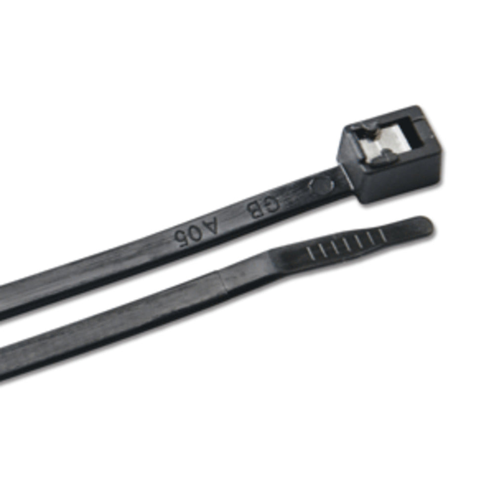 Ancor 11" Uv Black Self Cutting Cable Zip Ties - 500-pack