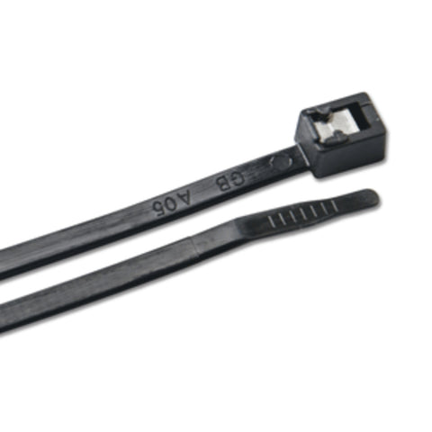 Ancor 11" Uv Black Self Cutting Cable Zip Ties - 500-pack