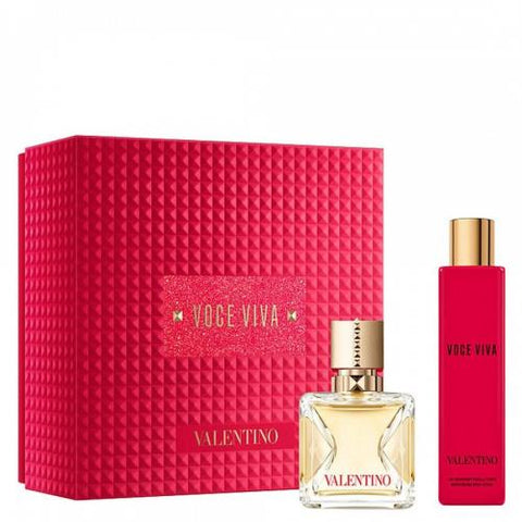 Valentino Voce Viva 2 Pcs Set: 1.6 Edp Sp + 3.4 Body Lotion (hard)