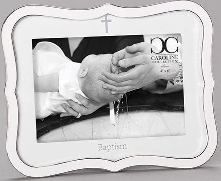 Frame-Baptism (Holds 4 X 6 Photo)