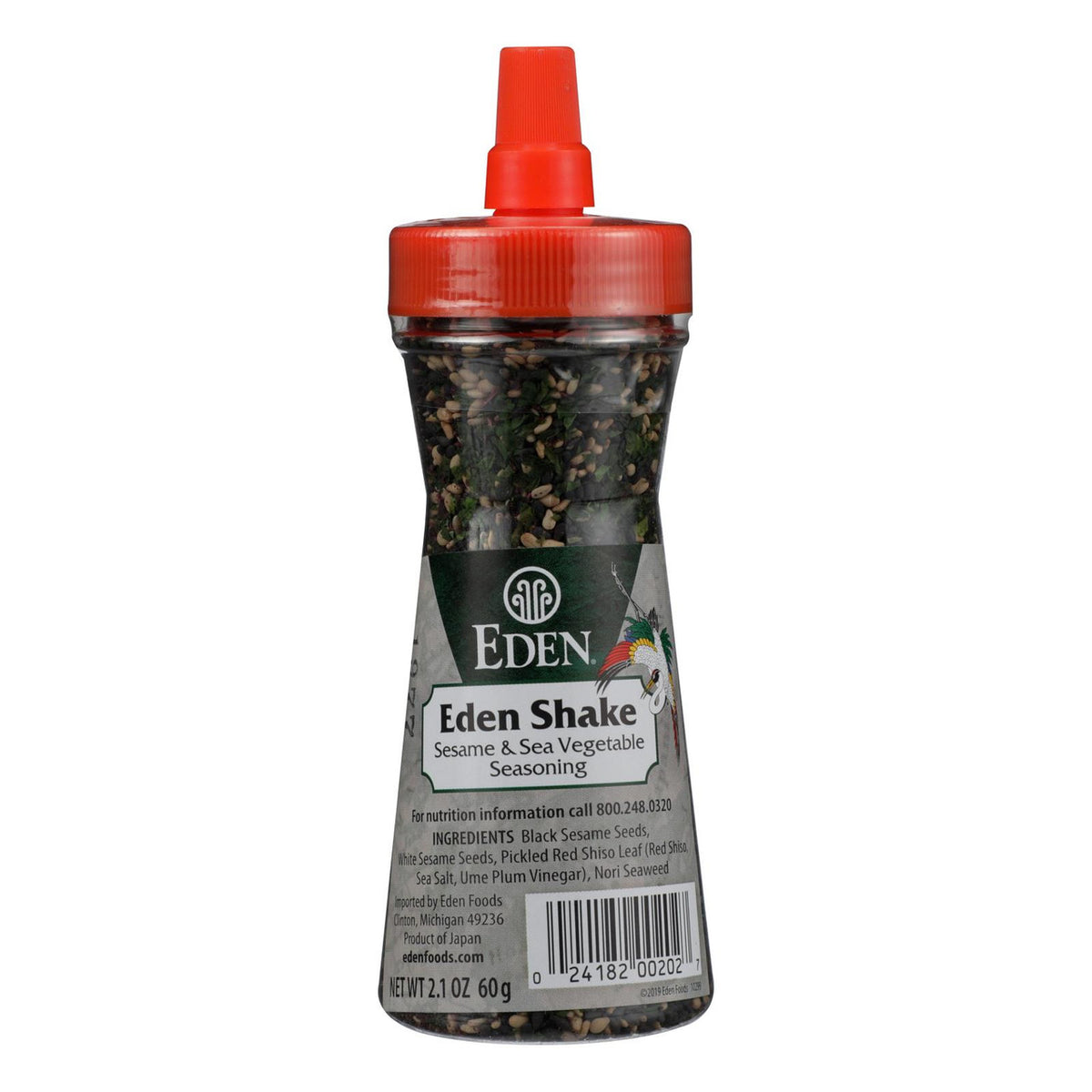 Eden Foods Shake - Furikake - Sesame and Sea Vegetables - 2.1 oz (1x2.1 OZ)