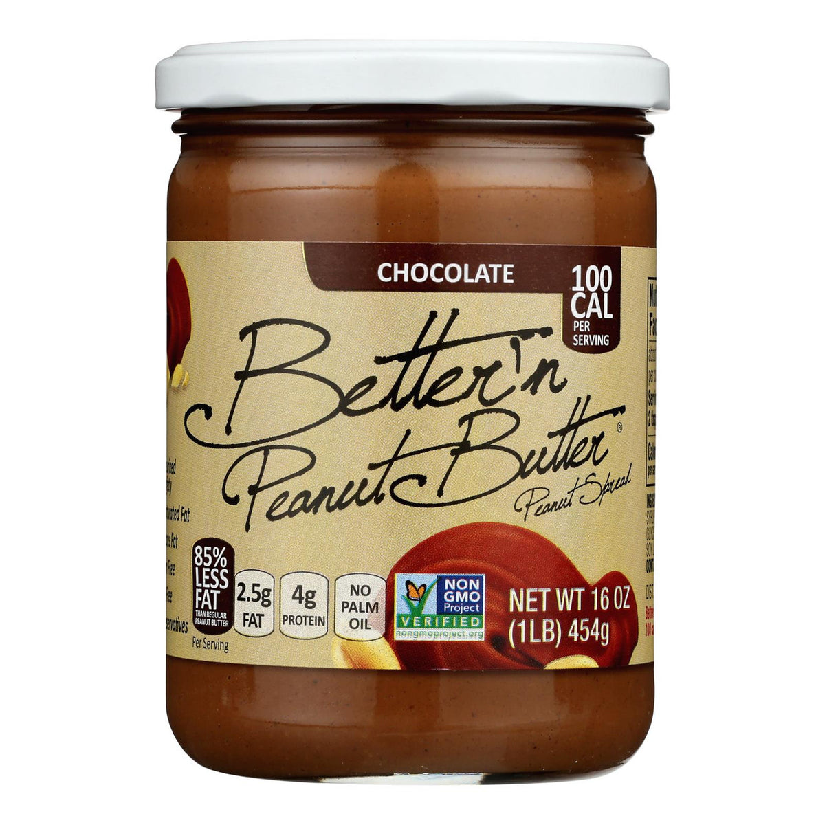 Better 'N Peanut Butter Peanut Butter - Case of 6 - 16 OZ (6x16 OZ)
