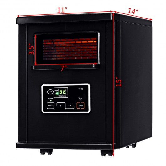 1500 W Electric Portable Remote Infrared Heater