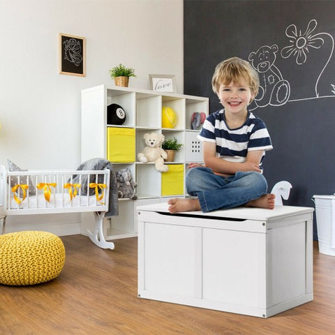 Wooden Toy Storage Chest Box