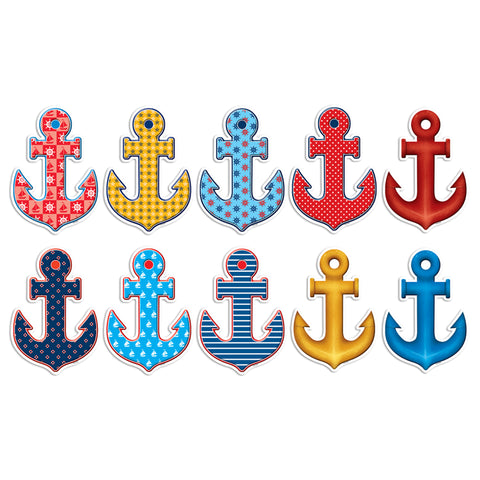 Anchors Accents, 30 Per Pack, 3 Packs