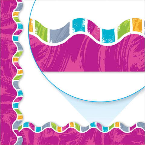 Color Harmony™ Berry 'n Stripes Terrific Trimmers®, 39 Feet Per Pack, 6 Packs