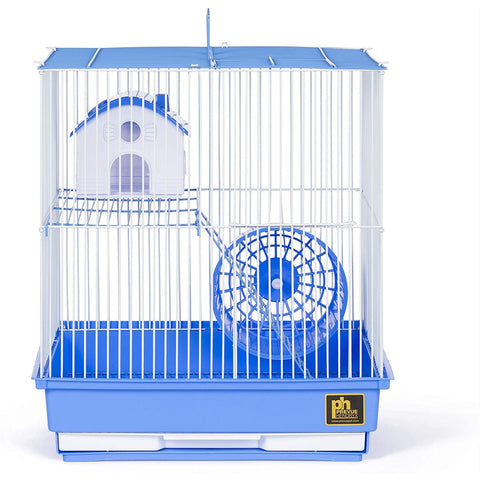 Prevue Pet Products Two Story Hamster Cage - Blue