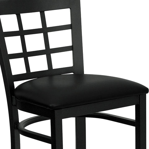 Black Window Stool-Wal Seat