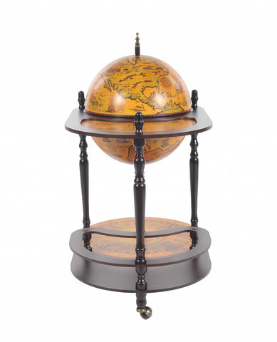 20" x 32" x 36" Red Globe Drink Trolley