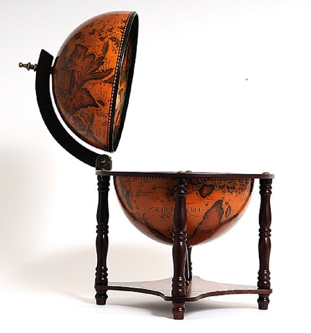 17" x 17" x 22" Red Globe Bar 4 Legged Stand