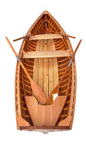 41" x 147.5" x 27.5" Clinker Built Whitehall Row Boat