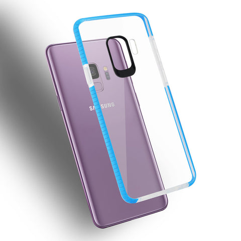 Reiko Samsung Galaxy S9 Soft Transparent Tpu Case In Clear Blue