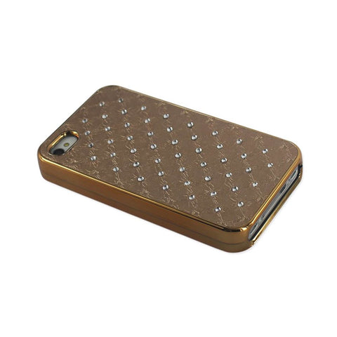Reiko Iphone 4g Jewelry Diamond Studs Case In Beige