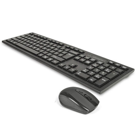 Imicro Kb-imw6020 2.4ghz Wireless Keyboard & 1600dpi Mouse Combow/usb Receiver (black)