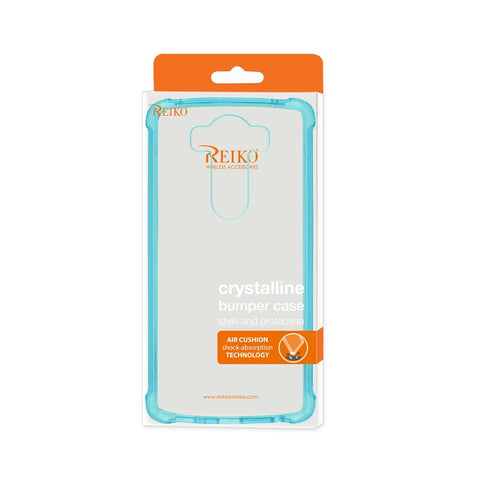 Reiko Lg V10 Clear Bumper Case With Air Cushion Protection In Clear Navy