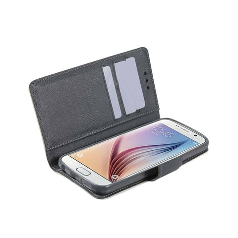 Reiko Samsung Galaxy S6 3-in-1 Wallet Case In White
