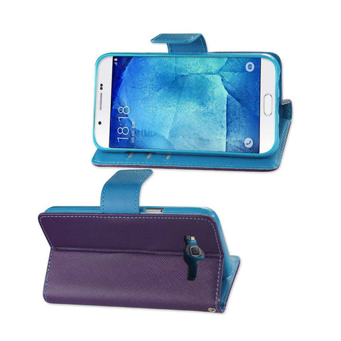 Reiko Samsung Galaxy A8(2016) 3-in-1 Wallet Case In Black