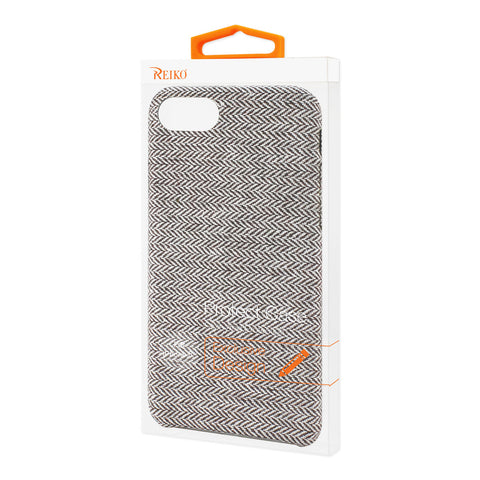 Reiko Iphone 8 Herringbone Fabric In Dark Gray