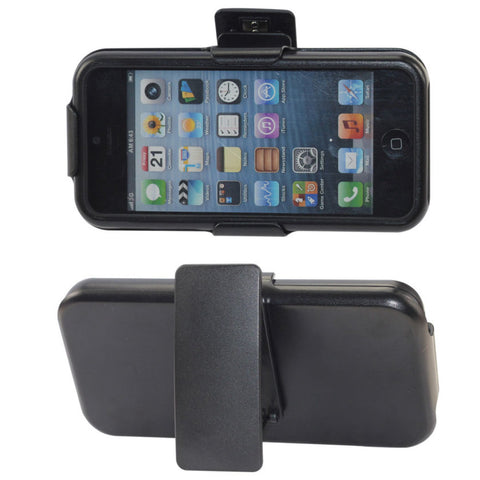 Reiko Iphone Se/ 5s/ 5 Holster Combo Case With Kickstand In Black