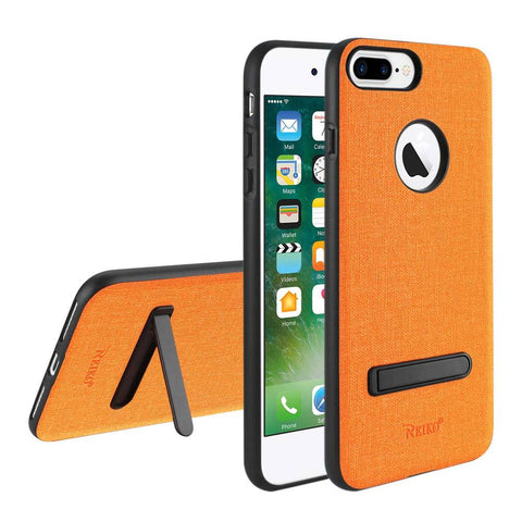 Reiko Iphone 7 Plus/ 8 Plus  Rugged Texture Tpu Protective Cover In Orange