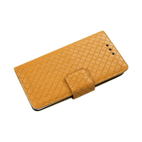 Reiko Iphone Se/ 5s/ 5 Braided Wallet Case In Yellow