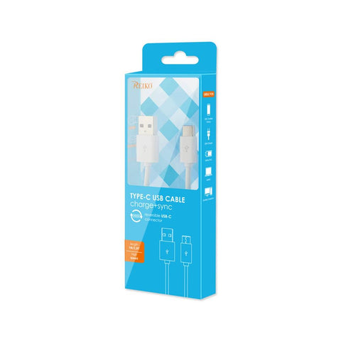 Reiko Type C Usb Data Cable 3.3 Inches In White