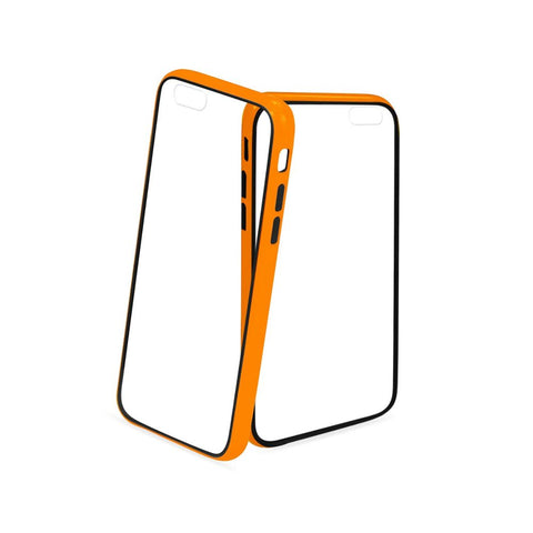 Reiko Iphone 6 Bumper Case With Tempered Glass Screen Protector In Orange