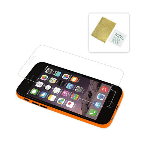 Reiko Iphone 6 Bumper Case With Tempered Glass Screen Protector In Orange