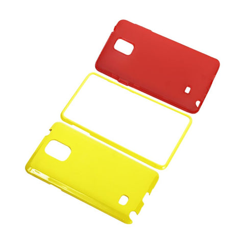 Reiko Samsung Galaxy Note 4 Slim Armor Candy Shield Case In Yellow