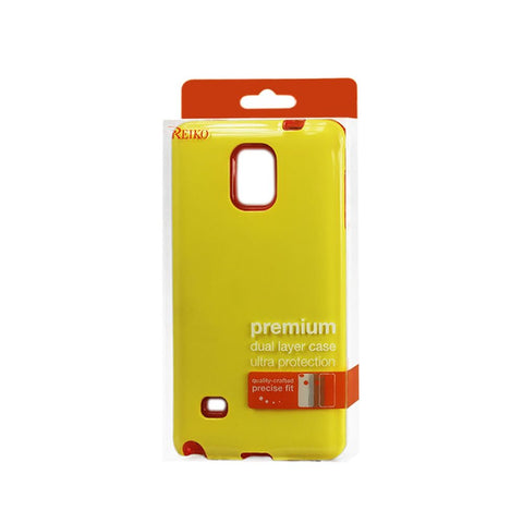 Reiko Samsung Galaxy Note 4 Slim Armor Candy Shield Case In Yellow