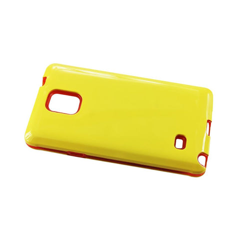 Reiko Samsung Galaxy Note 4 Slim Armor Candy Shield Case In Yellow