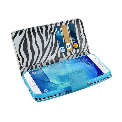 Reiko Samsung Galaxy A8(2016) 3-in-1 Wallet Case In Black