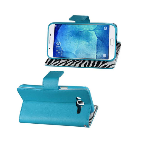 Reiko Samsung Galaxy A8(2016) 3-in-1 Wallet Case In Black