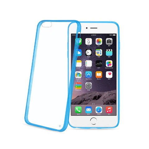 Reiko Iphone 6 Plus/ 6s Plus Clear Back Frame Bumper Case In Navy
