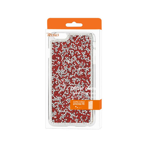 Reiko Iphone 6 Plus/ 6s Plus Jewelry Bling Rhinestone Case In Red