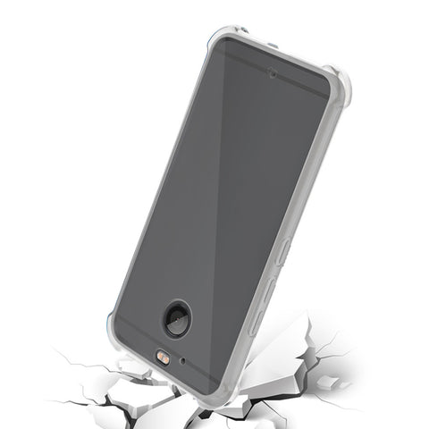 Reiko Htc Bolt Clear Bumper Case With Air Cushion Protection In Clear