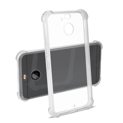 Reiko Htc Bolt Clear Bumper Case With Air Cushion Protection In Clear