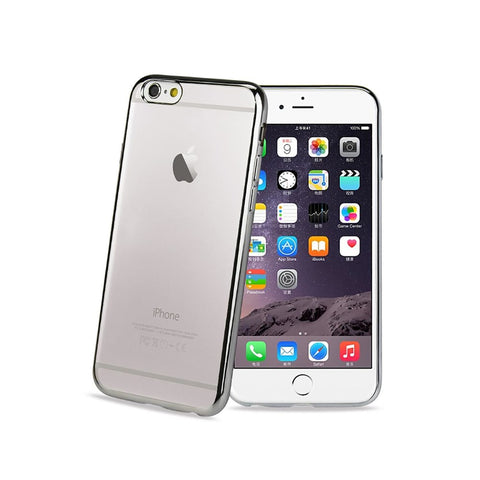 Reiko Iphone 6s Plus/ 6 Plus Frame Case With Clear Back In Silver