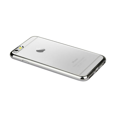 Reiko Iphone 6s Plus/ 6 Plus Frame Case With Clear Back In Silver