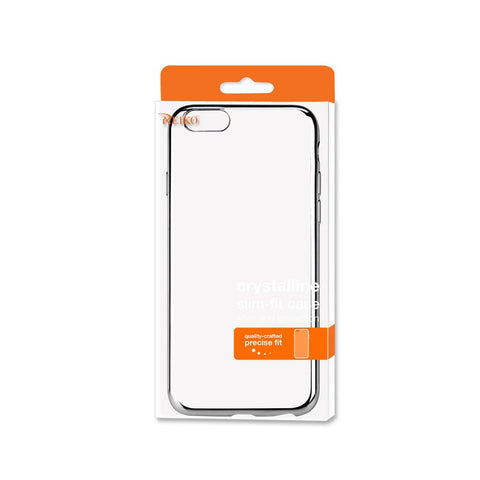 Reiko Iphone 6s Plus/ 6 Plus Frame Case With Clear Back In Silver