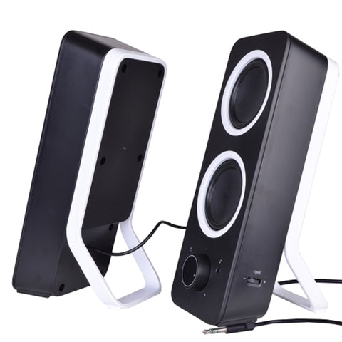 Logitech Z200 2-piece 2 Channel Multimedia Speaker Systemw/headphone & Auxiliary Jacks (black)