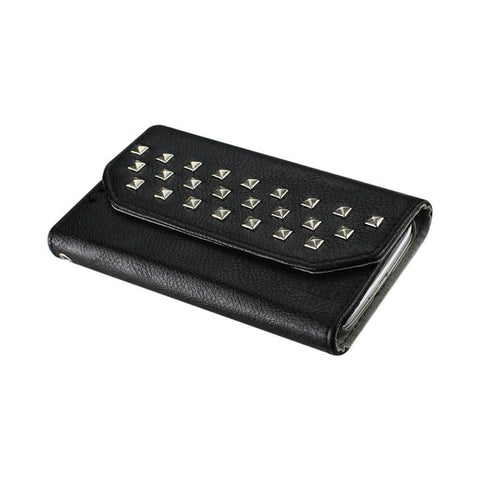 Reiko Samsung Galaxy S4 Studs Wallet Case In Black