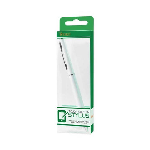 Reiko Stylus Touch Screen With Ink Pen In White