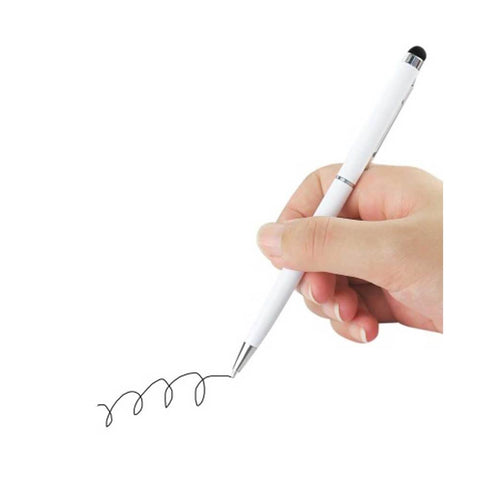 Reiko Stylus Touch Screen With Ink Pen In White