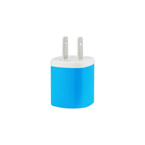 Reiko 1 Amp Wall Usb Travel Adapter Charger In Blue