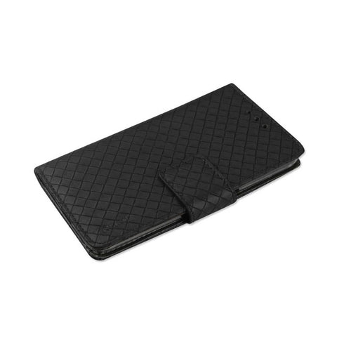 Reiko Samsung Galaxy S6 Braided Wallet Case In Black