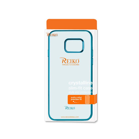 Reiko Samsung Galaxy S6 Edge Frame Case In Shiny Blue