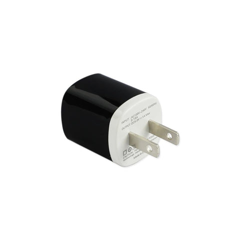 Reiko 1 Amp Wall Usb Travel Adapter Charger In Black