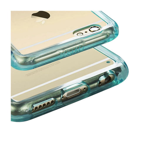 Reiko Iphone 6s Plus/ 6 Plus Clear Bumper Case With Air Cushion Protection In Clear Navy