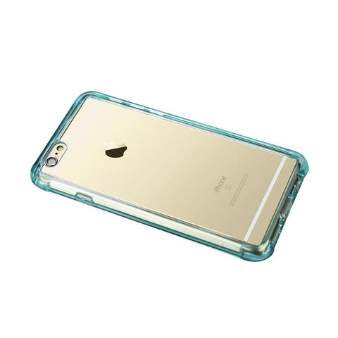 Reiko Iphone 6s Plus/ 6 Plus Clear Bumper Case With Air Cushion Protection In Clear Navy